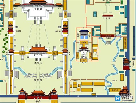 北京故宮平面圖